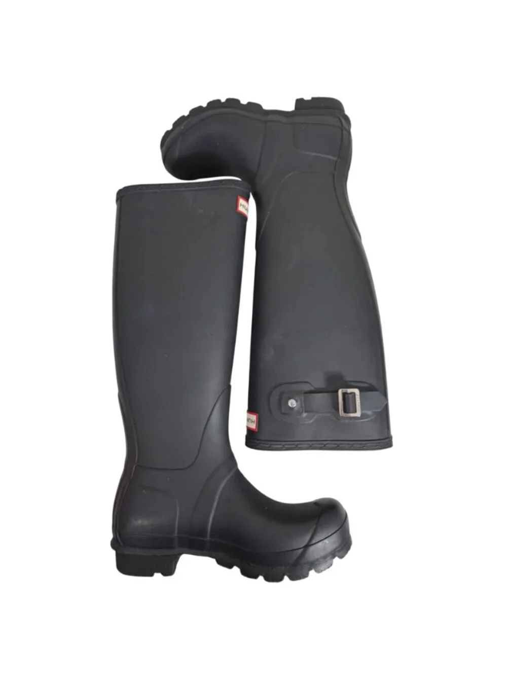 Hunter Original Tall Adjustable Rain Boots Womens Size 5 VGUC
